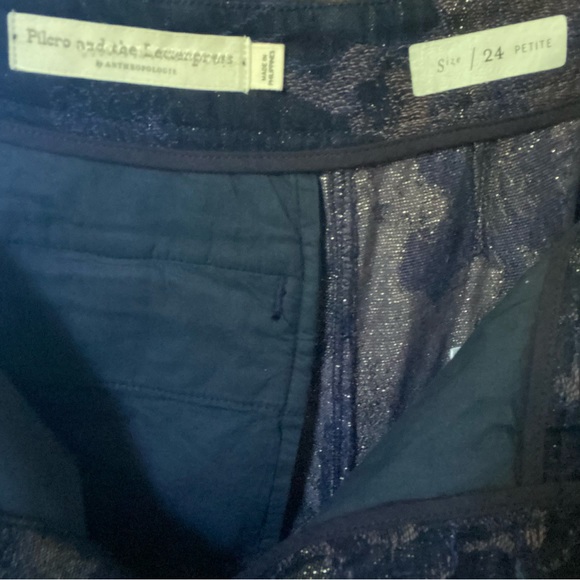 NWT Pilcro & Letterpress Floral Wide Leg Pants - Picture 3 of 10